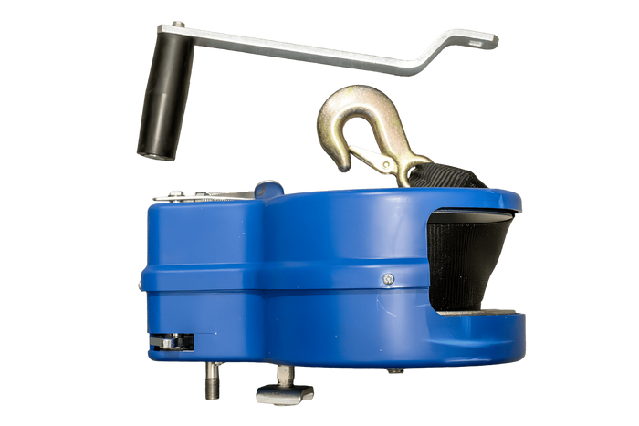 OUTLET Cabrestante manual para remolque KNOTT de 1150 kg con correa