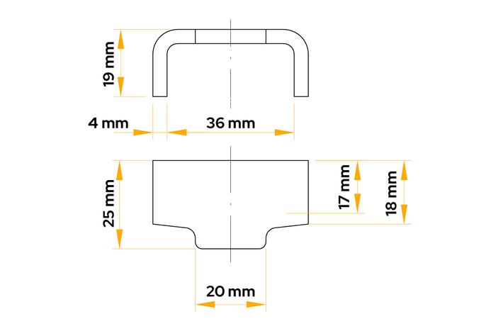 Soporte de enganche lateral WINTERHOFF BVG 90-A para enganche lateral de remolque