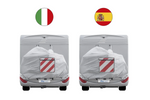 ProPlus 361234V01 Letrero de advertencia trasero de doble cara 50x50cm