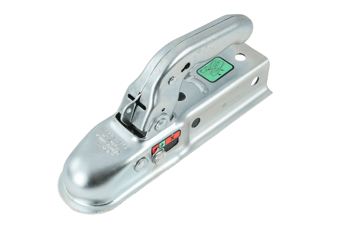 Enganche de bola KNOTT K7.5-G para remolque de 750 kg con barra de tiro cuadrada de 45 mm