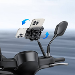 Soporte universal para teléfono móvil BASEUS GoTrip Series para espejos retrovisores de bicicletas/motocicletas