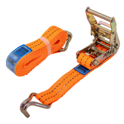 Cinta transportadora UNITRAILER de 4 m/35 mm/2 t de color naranja con tensor
