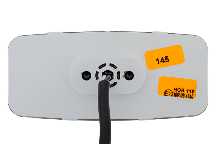 Lámpara de señalización universal LED blanca HORPOL LD 2764 con soporte