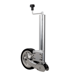 Rueda jockey reforzada KNOTT ATK60 con mango 350 kg 60 mm 785-1020 mm