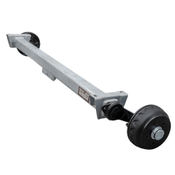 KNOTT VGB13 eje frenado para remolque / grúa 1350kg 1400mm 1850mm 5x112