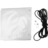 LONA PLANA GRIS PARA REMOLQUE GARDEN TRAILER  200 KIPP