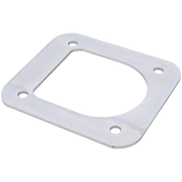 Arandela soporte de suelo STEELPRESS PW-01, placa de refuerzo para asegurar la carga del remolque