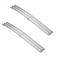 Rampas plegables de aluminio ProPlus 390096 para remolques, 220 cm, 680 kg, juego de 2