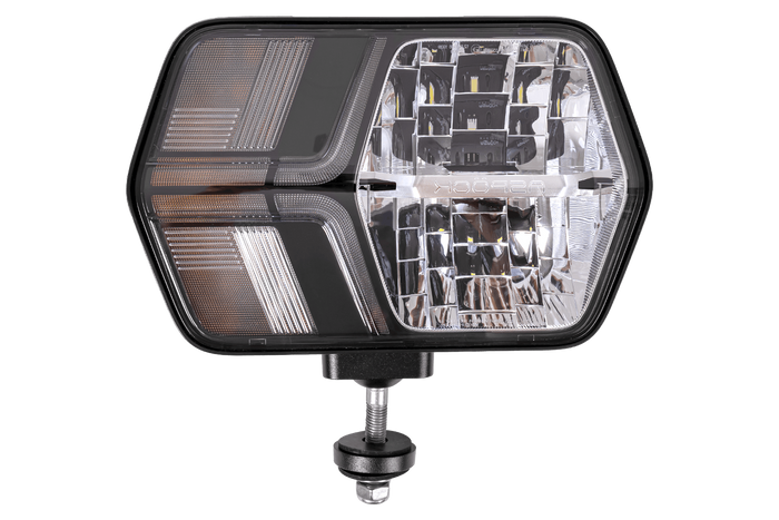 Faro delantero LED ASPÖCK LuxLED II de 7 funciones, 6 pines, DEUTSCH DT06-6S, derecho