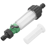 Filtro de agua ProPlus 150770 para grifo/manguera con conexión universal y filtro adicional.