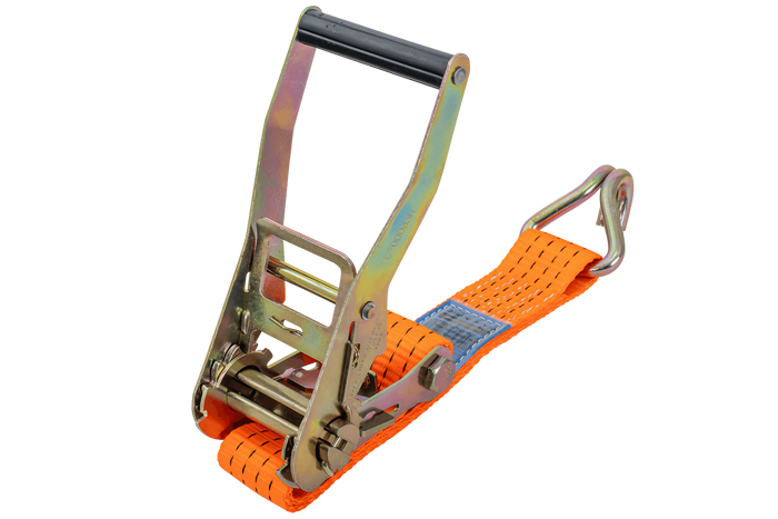 Juego de cuatro correas de transporte de 3 puntos con tensor para remolque UNITRAILER 3m/50mm/4t naranja