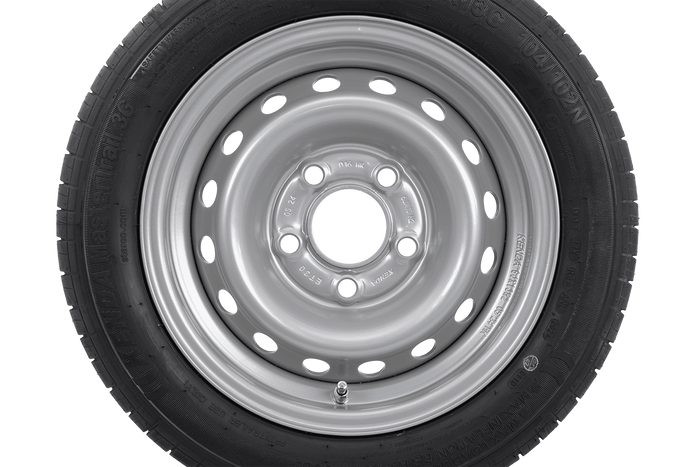 Rueda reforzada para remolque TIRE KENDA 195/50 R13C 104/102N RIM KENDA 6Jx13"H2 5x112 ET:30