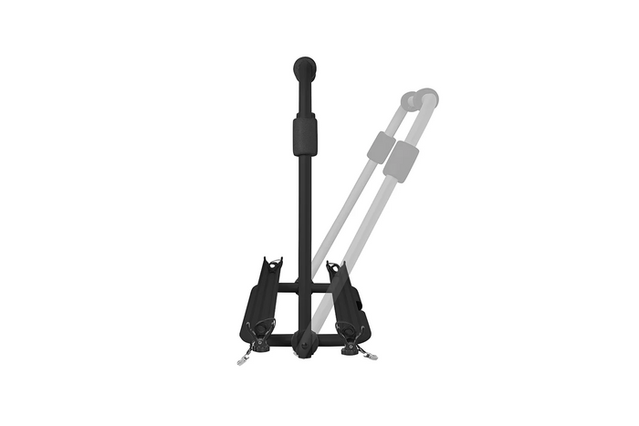 Portabicicletas para remolque ProPlus 330242BL con capacidad para 2 bicicletas (40 kg).