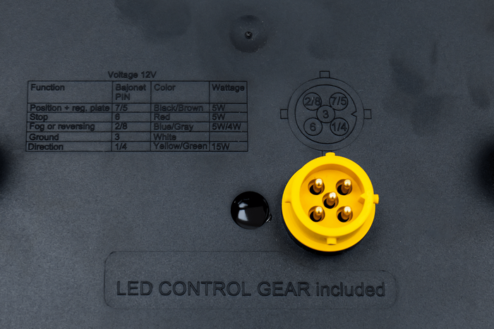 Piloto trasero FRISTOM FT-270 LED CANBUS 6 funciones izquierda