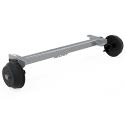 KNOTT VGB18MV eje frenado para remolque / grúa 1800kg 1600mm 2070mm 5x112