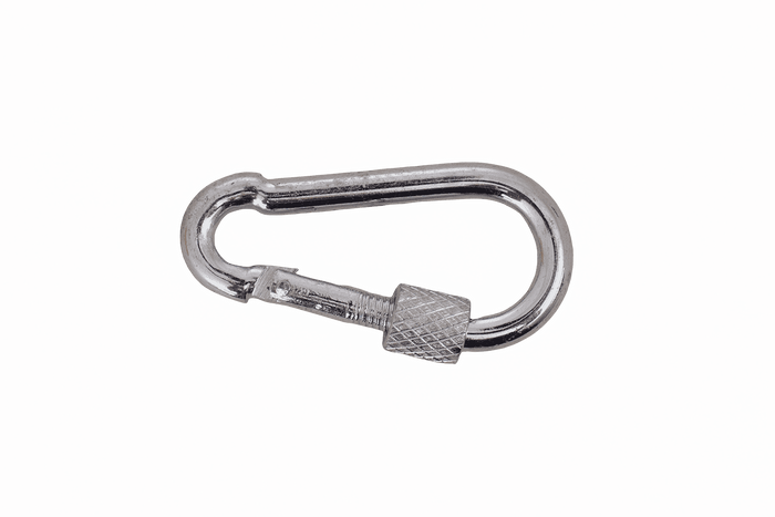 Mosquetón con seguro para cuerdas DROMET KSZ.4.40 Mosquetón de bombero 4x40mm
