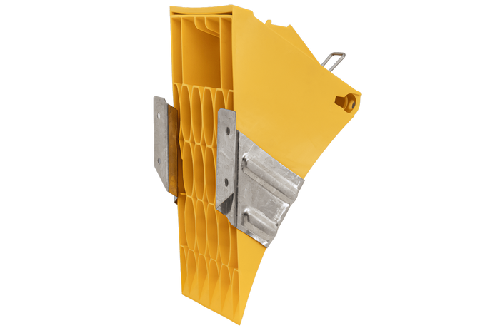 Calzo de rueda G46 con soporte de montaje LOKHEN h: 190 mm