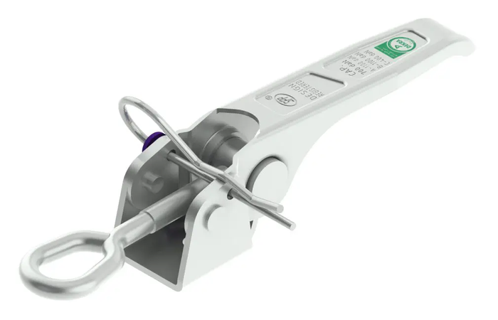 Enganche lateral STEELPRESS ZB-03 para remolque con bloqueo lateral excéntrico
