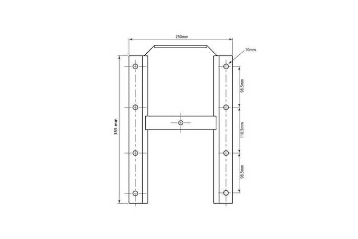 Tolva de grano SPAREX Tolva para remolques agrícolas 250x355mm