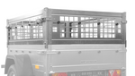 Laterales de malla para remolque UNITRAILER GARDEN TRAILER 150 KIPP