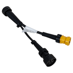 Adaptador de bayoneta ASPOCK de 5 pines con ramal para luz antiniebla y luz de marcha atrás de 0,1 m