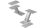 ProPlus 342643 Soporte de montaje para rueda de repuesto de remolque, ángulo de 8 a 16"