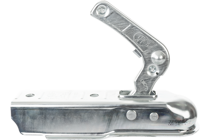 Enganche de bola STEELPRESS ZSK-0750H para remolque de 750kg con barra de tiro cuadrada de 50mm