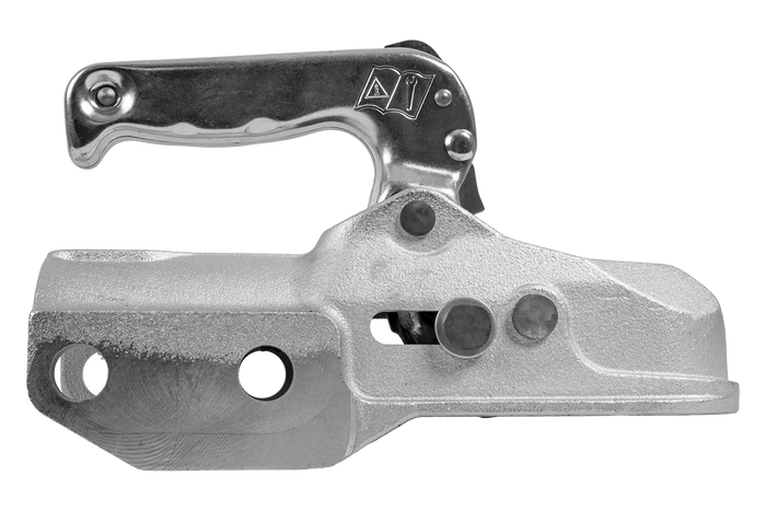 Enganche de bola WINTERHOFF WW 350-RCH-1616 para remolque de 3500 kg con barra de tiro de tubo de 60 mm, hierro fundido.