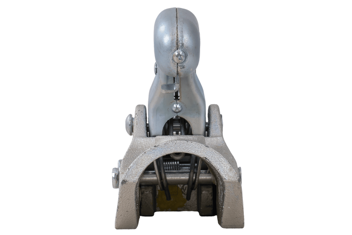 Enganche de bola KNOTT K27-B para remolque de 2700 kg con barra de tiro de tubo de 45 mm, hierro fundido