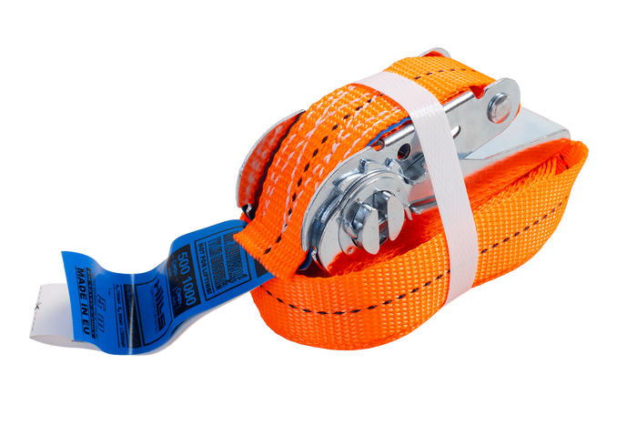 Correa de una sola pieza naranja HILLS de 5 m/25 mm/1 t con tensor