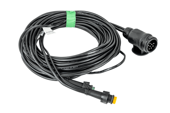 Instalación eléctrica ASPÖCK para remolque, arnés de grúa, 7 m, conector 13/8 PIN, bayonetas 2x 5 PIN