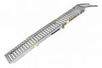 Rampa plegable UNITRAILER ALR005 de acero para remolques, 200 cm, 250 kg.