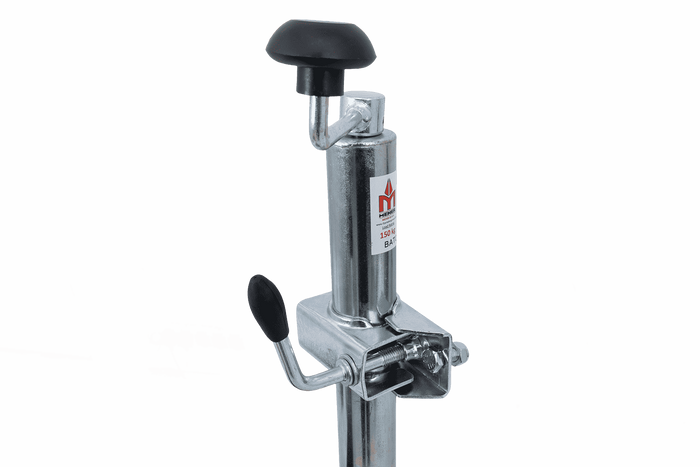 Rueda jockey con pinza UNITRAILER 150kg 48mm 505-730mm