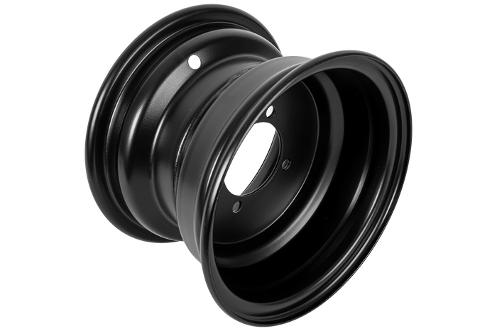 Llanta de acero UNITRAILER negra 5.5" x 8" H2 4x88 ET:-2