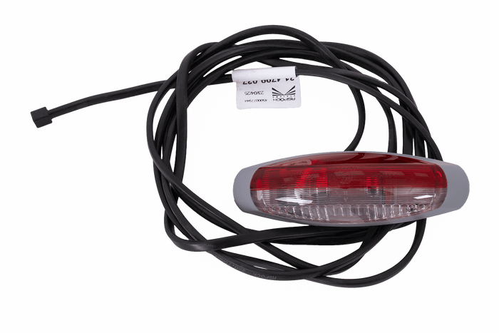 Lámpara de señalización universal ASPÖCK FLEXIPOINT II con carcasa gris