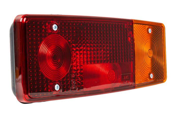 Lámpara trasera WAŚ WE549P 3 funciones derecha