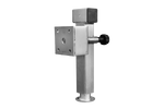UNITRAILER D-110.000.049 Soporte de manivela extensible para remolque de plataforma plana de 1300 kg, 410-645 mm