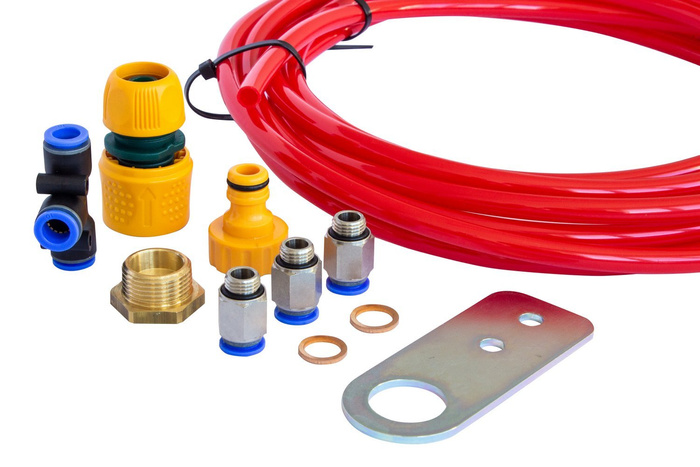 Sistema de enjuagar los frenos AL-KO de eje simple