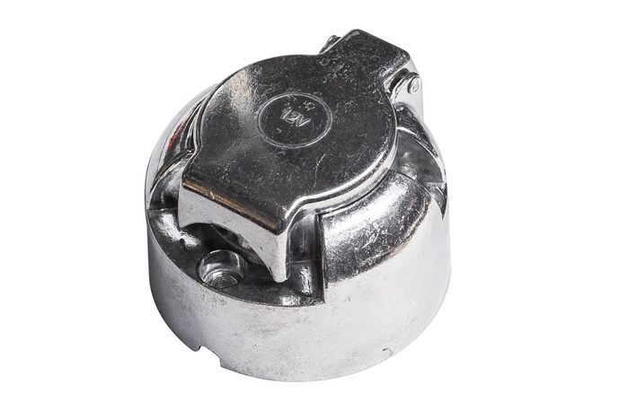 Toma UNITRAILER de 7 PINES para barra de remolque, metálica