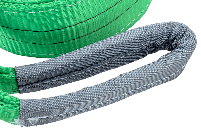 Eslinga de grúa HEFFA de 6 m/60 mm/2 t con bucles