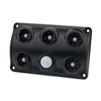 Lámpara LED HORPOL LWD2156/CZ de 900 lm, color negro, para interior de coche, con sensor de movimiento.