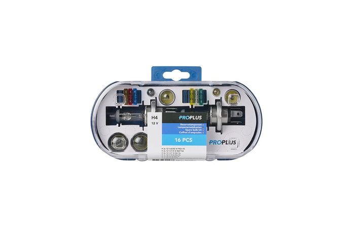 Kit de bombillas para coche ProPlus 410134, juego de 16 piezas de repuesto