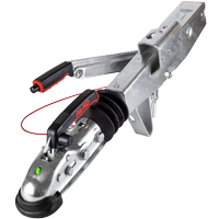 Dispositivo de inercia AL-KO 60S/2 con enganche AK161 para remolque de 750 kg con lanza cuadrada