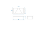 Rejilla protectora para luz trasera de remolque ProPlus, cubierta para luz trasera 270x132x68mm