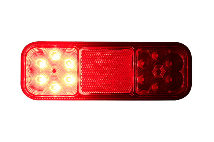 Luz trasera LED HORPOL LZD2831 de 4 funciones, universal