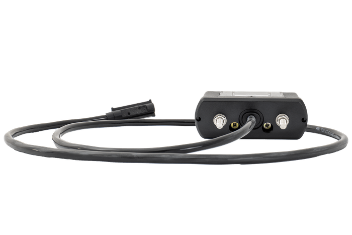 Luz de matrícula LED WAŚ W52 con cable de 1m y conector Click-In