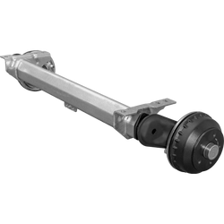 AL-KO COMPACT eje frenado para remolque / grúa 1350kg 900mm 1300mm 5x112