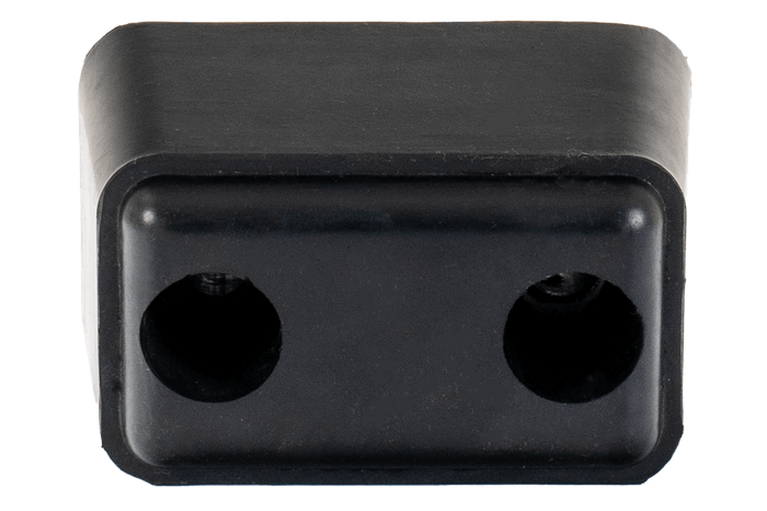 Parachoques de goma / parachoques rectangular 12x7,5x8,7 cm