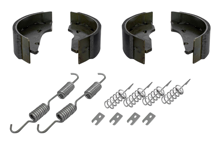Zapatas de freno para ejes AL-KO 160x35 con un completo de muelles UNITRAILER