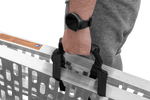 Rampas plegables UNITRAILER ALR003 de aluminio para remolques de 221 cm y 680 kg con correa y soporte, juego de 2
